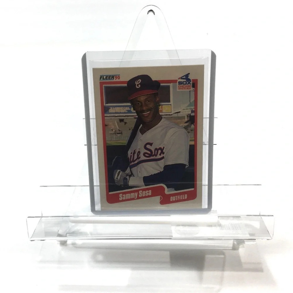 1990 Fleer Sammy Sosa Rookie Baseball Card #548